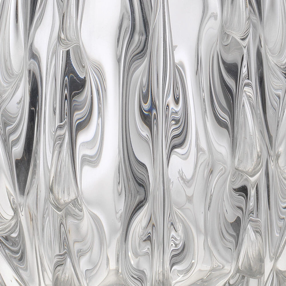 Laurel 26 Inch 150.00 Watt Clear Glass Table Lamp Portable Light 4 Laurel 26 Inch 150.00 Watt Clear Glass Table Lamp Portable Light - Image 2