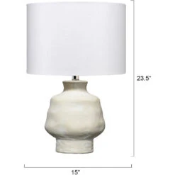 Leith 22 Inch 150 Watt Eggshell Table Lamp Portable Light -Home Lighting 9leithegg 2