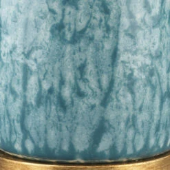 Madeline 26 Inch 150.00 Watt Blue Ceramic Table Lamp Portable Light -Home Lighting 9madebld131m 1 1