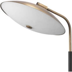Marvin 20 Inch 7.00 Watt Brushed Brass & Matte Black Desk Lamp Portable Light -Home Lighting 9marvintlbk 7
