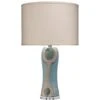 Maryln 28 Inch 150.00 Watt Blue / Black / Natural Table Lamp Portable Light -Home Lighting 9marylntlbl