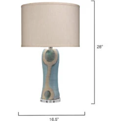 Maryln 28 Inch 150.00 Watt Blue / Black / Natural Table Lamp Portable Light 11 Maryln 28 Inch 150.00 Watt Blue / Black / Natural Table Lamp Portable Light -Home Lighting 9marylntlbl 5