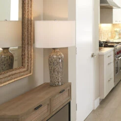 Nomad 30 Inch 100.00 Watt Brown Reactive Glaze Ceramic Table Lamp Portable Light 11 Nomad 30 Inch 100.00 Watt Brown Reactive Glaze Ceramic Table Lamp Portable Light -Home Lighting 9nomadbrown 17