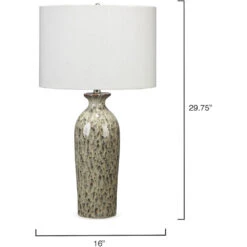 Nomad 30 Inch 100.00 Watt Brown Reactive Glaze Ceramic Table Lamp Portable Light 9 Nomad 30 Inch 100.00 Watt Brown Reactive Glaze Ceramic Table Lamp Portable Light -Home Lighting 9nomadbrown 5