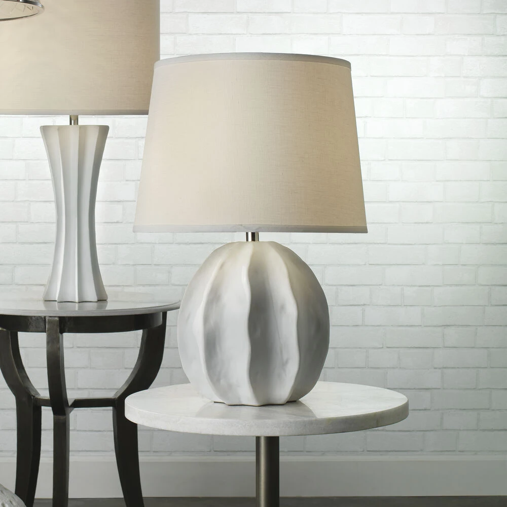 Urchin 28 Inch 150.00 Watt Matte White Table Lamp Portable Light 5 Urchin 28 Inch 150.00 Watt Matte White Table Lamp Portable Light - Image 3