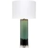 Wythe 33 Inch 150.00 Watt Aqua / Black / Cream Glaze Table Lamp Portable Light 2 Wythe 33 Inch 150.00 Watt Aqua / Black / Cream Glaze Table Lamp Portable Light -Home Lighting 9wythetlaqbk 1