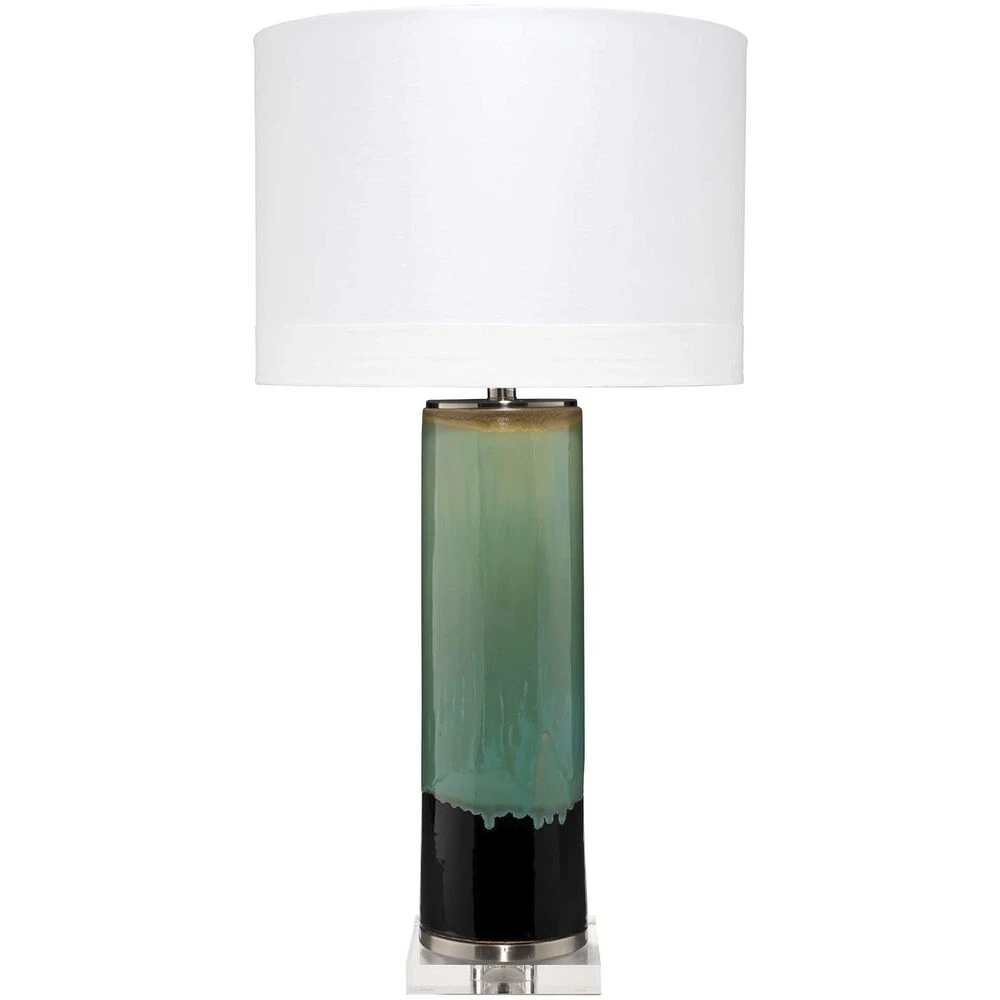 Wythe 33 Inch 150.00 Watt Aqua / Black / Cream Glaze Table Lamp Portable Light 3 Wythe 33 Inch 150.00 Watt Aqua / Black / Cream Glaze Table Lamp Portable Light
