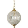 Crystal Orb Pendant Ceiling Light 1 Crystal Orb Pendant Ceiling Light -Home Lighting ls5crystclag