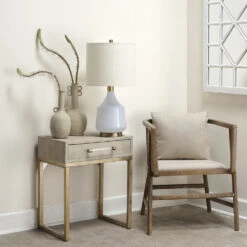 Amelia 24.5 Inch 100.00 Watt Pale Blue Table Lamp Portable Light 11 Amelia 24.5 Inch 100.00 Watt Pale Blue Table Lamp Portable Light -Home Lighting ls9amelipbbr 4