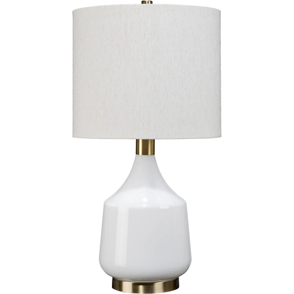 Amelia 24.5 Inch 100.00 Watt White Table Lamp Portable Light 3 Amelia 24.5 Inch 100.00 Watt White Table Lamp Portable Light