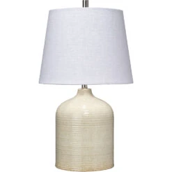 Au Lait 22.5 Inch 100.00 Watt Taupe Table Lamp Portable Light