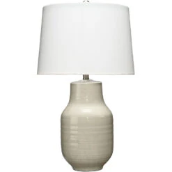 Bottle 28 Inch 150.00 Watt Grey Table Lamp Portable Light