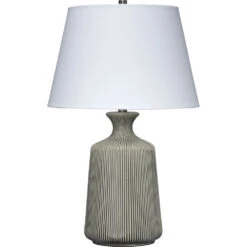 Brenton 30 Inch 150.00 Watt Grey Table Lamp Portable Light