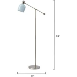 Draft 69 Inch 25.00 Watt Blue Floor Lamp Portable Light -Home Lighting ls9draftflbl 2