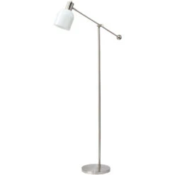Draft 69 Inch 25.00 Watt White Floor Lamp Portable Light