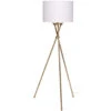 Manny 64 Inch 100.00 Watt Antique Brass Floor Lamp Portable Light -Home Lighting ls9mannyflab