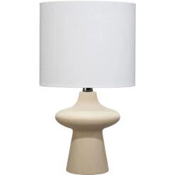 Oliver 16.5 Inch 60.00 Watt Beige Table Lamp Portable Light