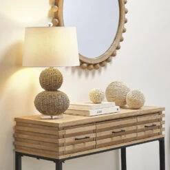 Sebastian 25 Inch 150.00 Watt Natural Table Lamp Portable Light 8 Sebastian 25 Inch 150.00 Watt Natural Table Lamp Portable Light -Home Lighting ls9sebastnat 1