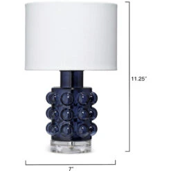 Seltzer 11.25 Inch 25.00 Watt Blue Table Lamp Portable Light 8 Seltzer 11.25 Inch 25.00 Watt Blue Table Lamp Portable Light -Home Lighting ls9seltzerbl 2